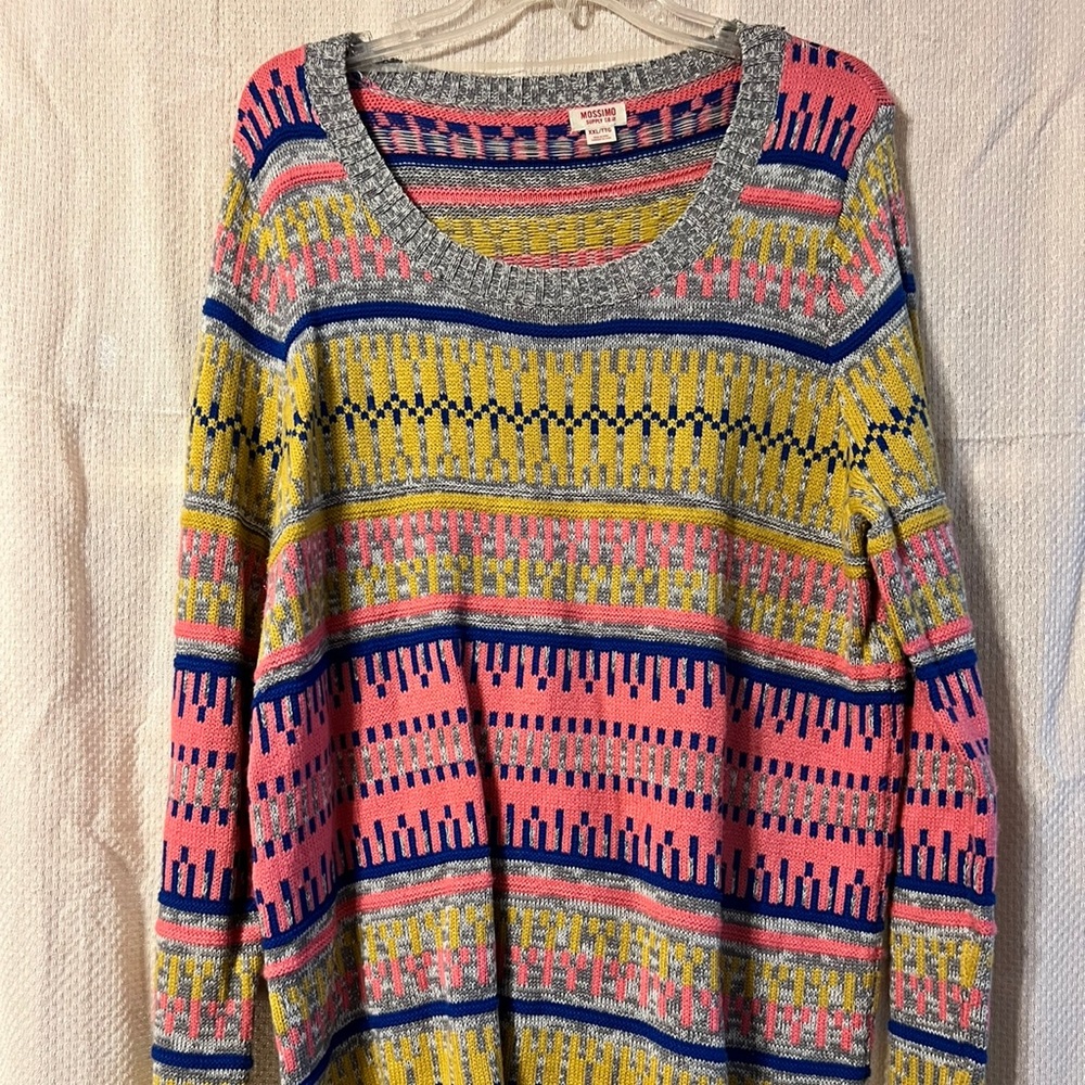 Bright Spring-Colored Sweater